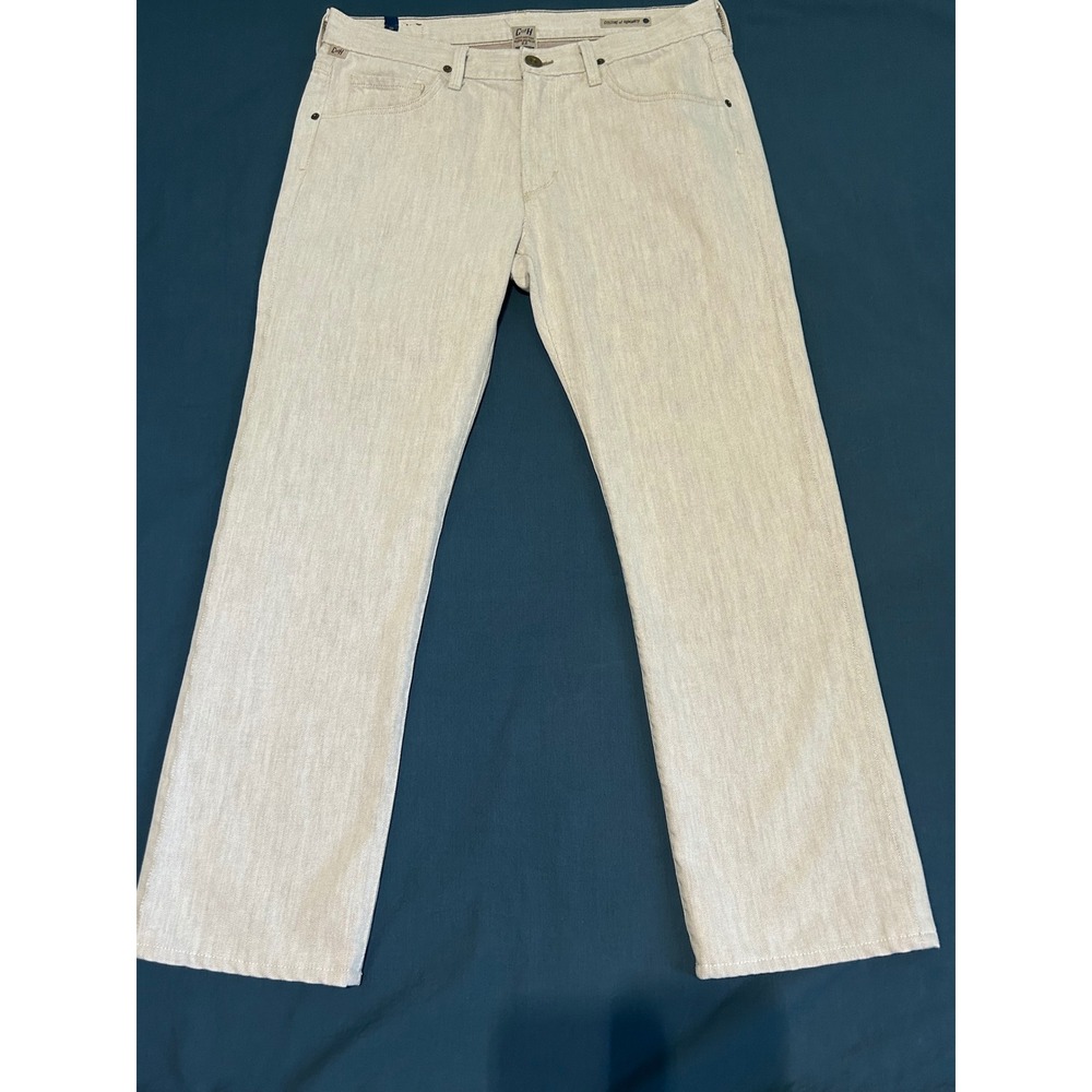 Citizens of Humanity Sid Straight Leg Jeans oatmeal Beige Mens 34 Made in USA